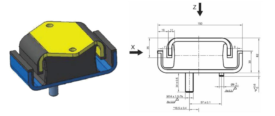 ENGINE FRONT MOUNT发动机前支撑