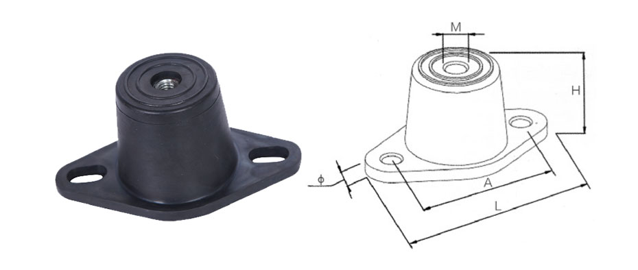 RM型橡胶减振器