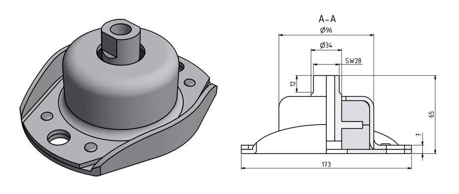 VTCI-1500F全金属隔振器