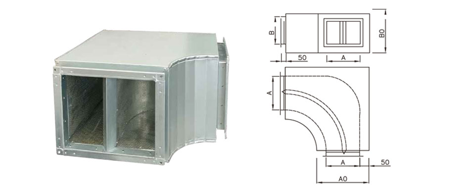 JNB50系列消声弯头