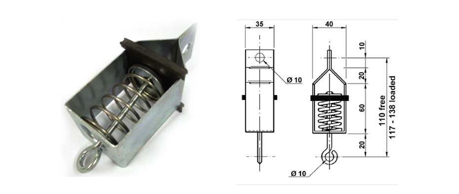 VE-101吊架弹簧减振器