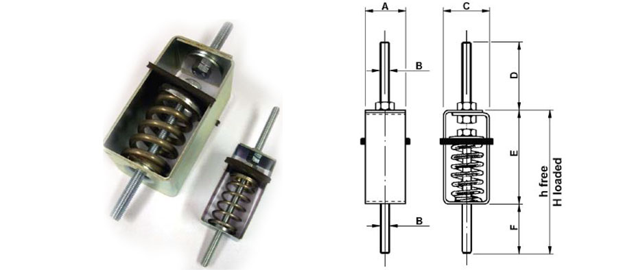 VE-111 VE-112吊架弹簧减振器